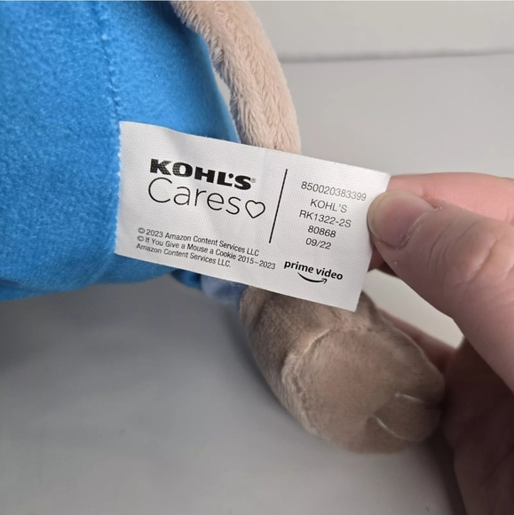 Kohls Cares If You Give A Mouse a Cookie Plush Stuffed Animal 12" - Picture 3 of 3